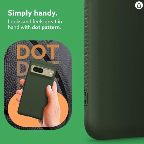 Caseology Nano Pop Silicone Case in Avo Green for Google Pixel 7 phone - Picture 8 of 8